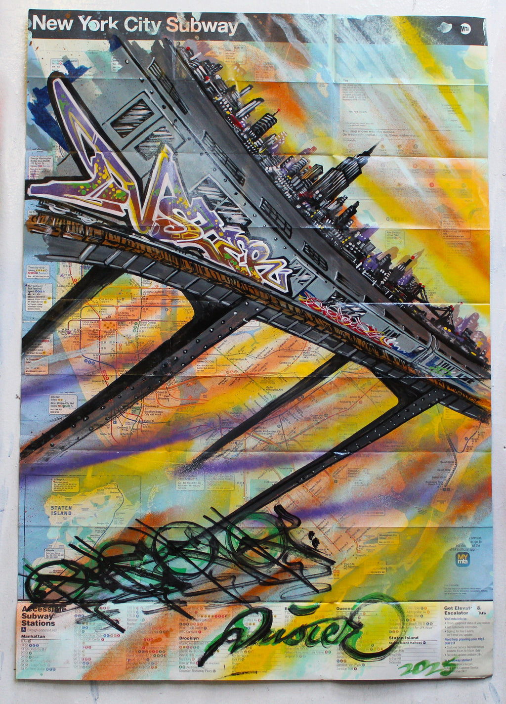 MTA NYC Subway Map - 077