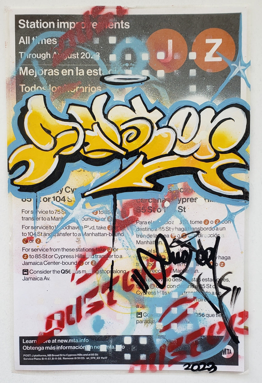 MTA NYC Announcement for Temporary Service - 066