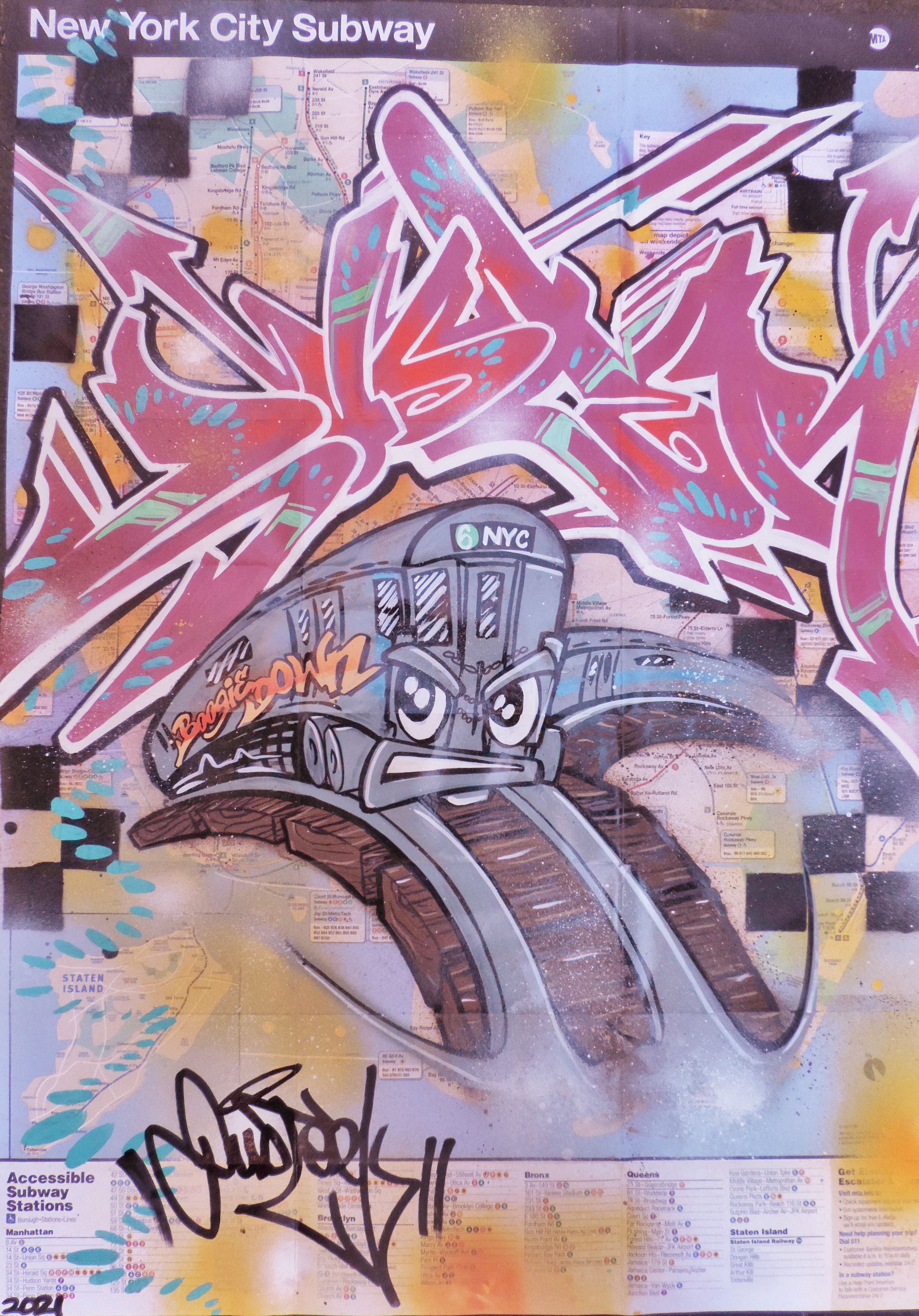 MTA NYC Subway Map - 041